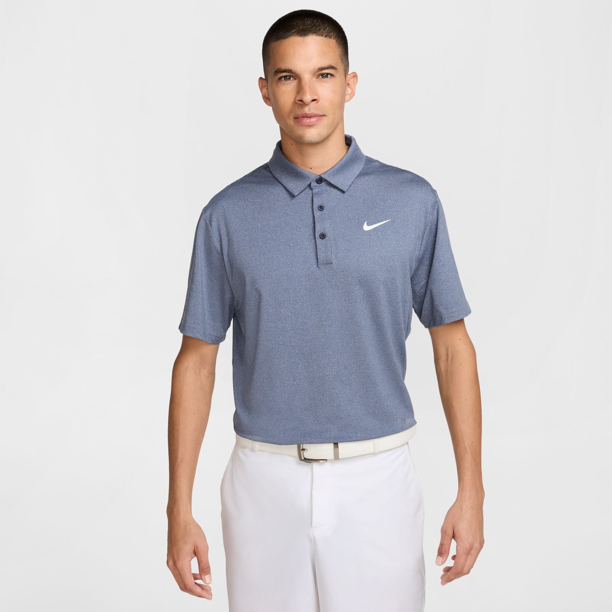 Nike Men's Tour Heathered Golf Polo Shirt - Moisture-Wicking & Breathable for Comfort on the Course | Perfect for Golf, Casual Wear & Outdoor Activities