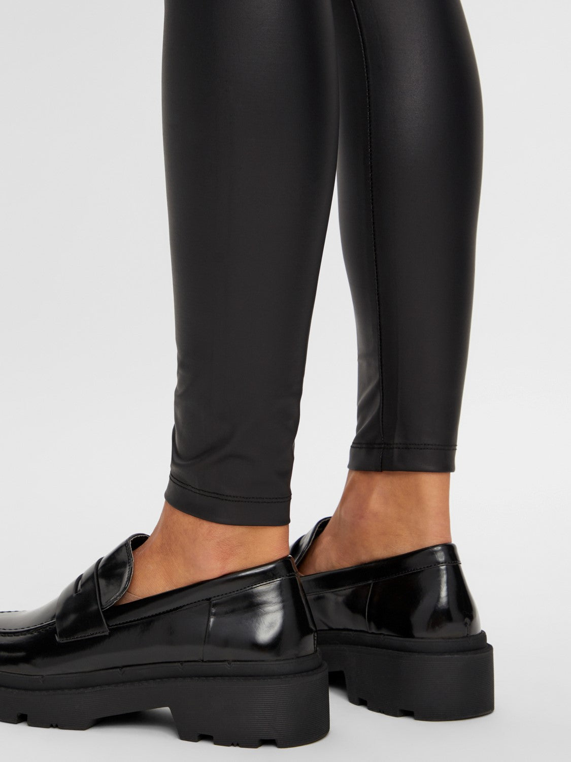 Coirla Shiny High Waist Yoga Leggings for Women - Stretchy Workout Pants with Tummy Control - Black - Perfect for Gym, Running & Lounge Wear