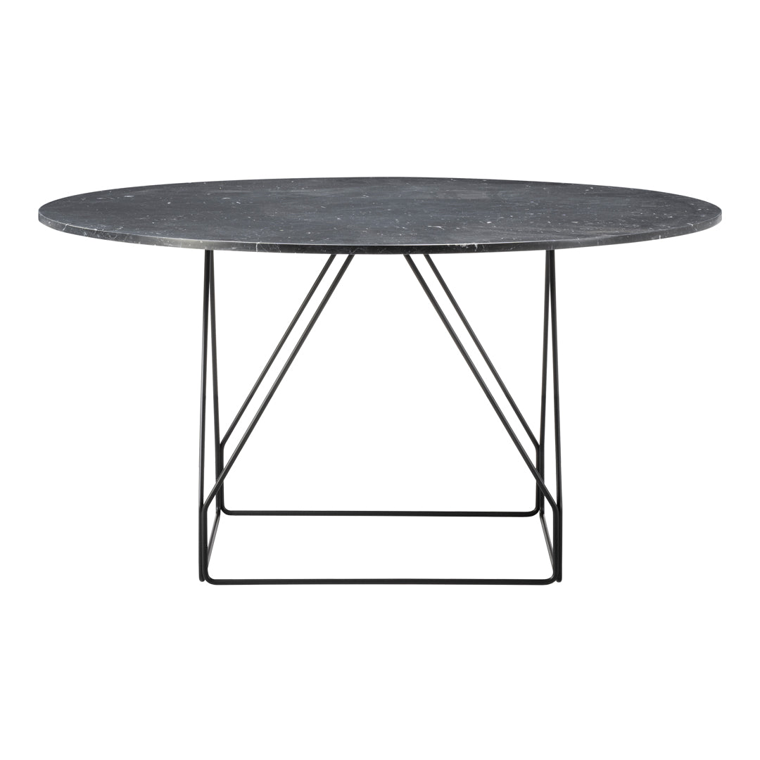 JG Round Dining Table - Modern & Stylish for Kitchen, Dining Room, or Outdoor Patio