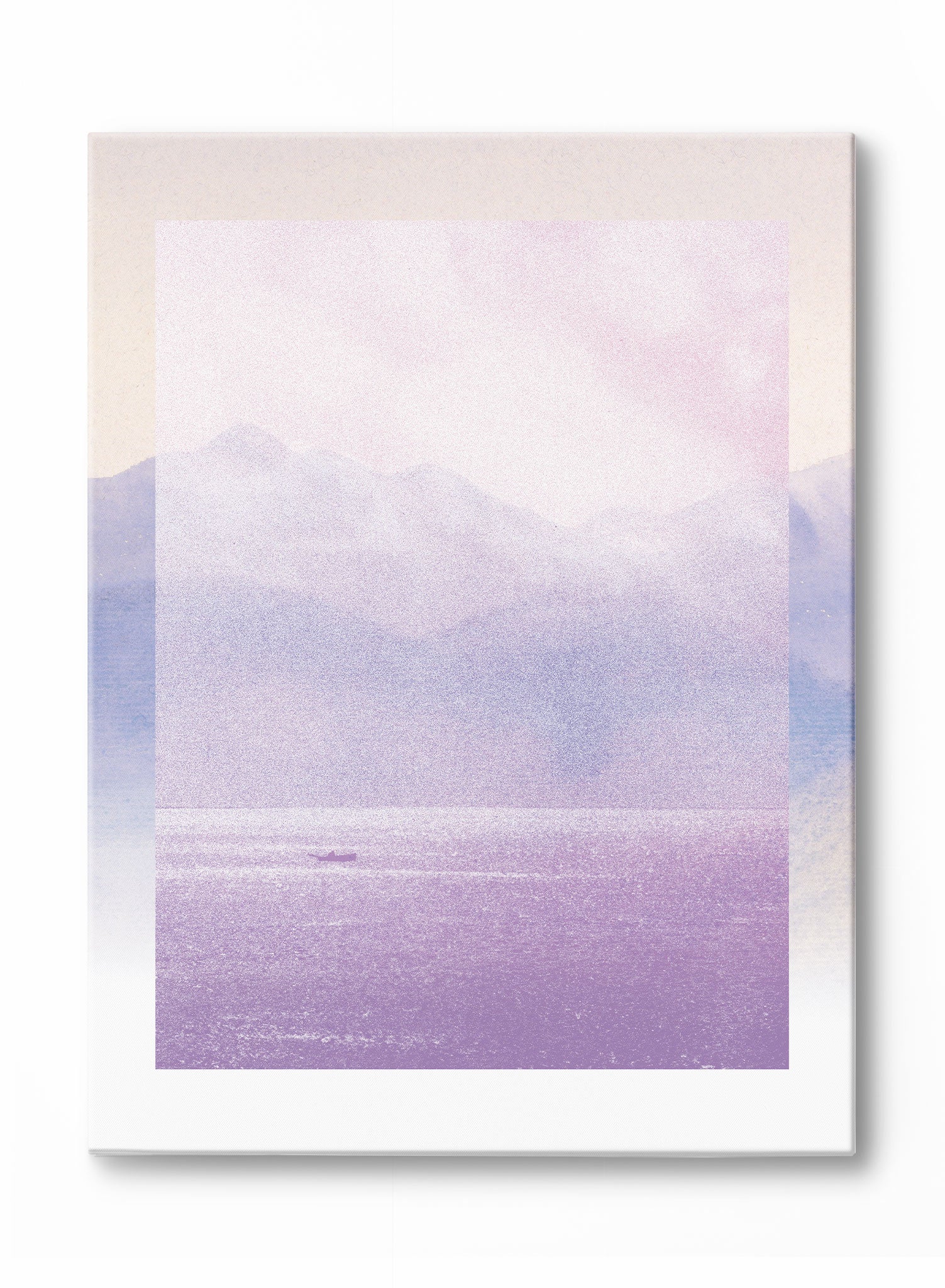 Lavender Dream Canvas Wall Art - Hand Painted Floral Oil Painting for Home Decor, Living Room, Bedroom & Office