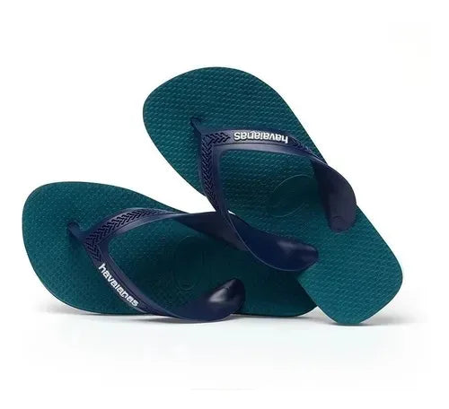 Havaianas Kids Flip Flops - Max Marino Petroleo Color - Comfortable & Durable Sandals for Beach, Pool & Summer Play