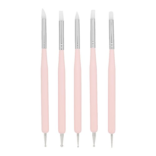 5-Piece Dual-Ended Nail Dotting Pen Set for Nail Art - Professional Gel Painting & Drawing Brush Kit for Manicure | DIY Nail Design, Salon & Home Use