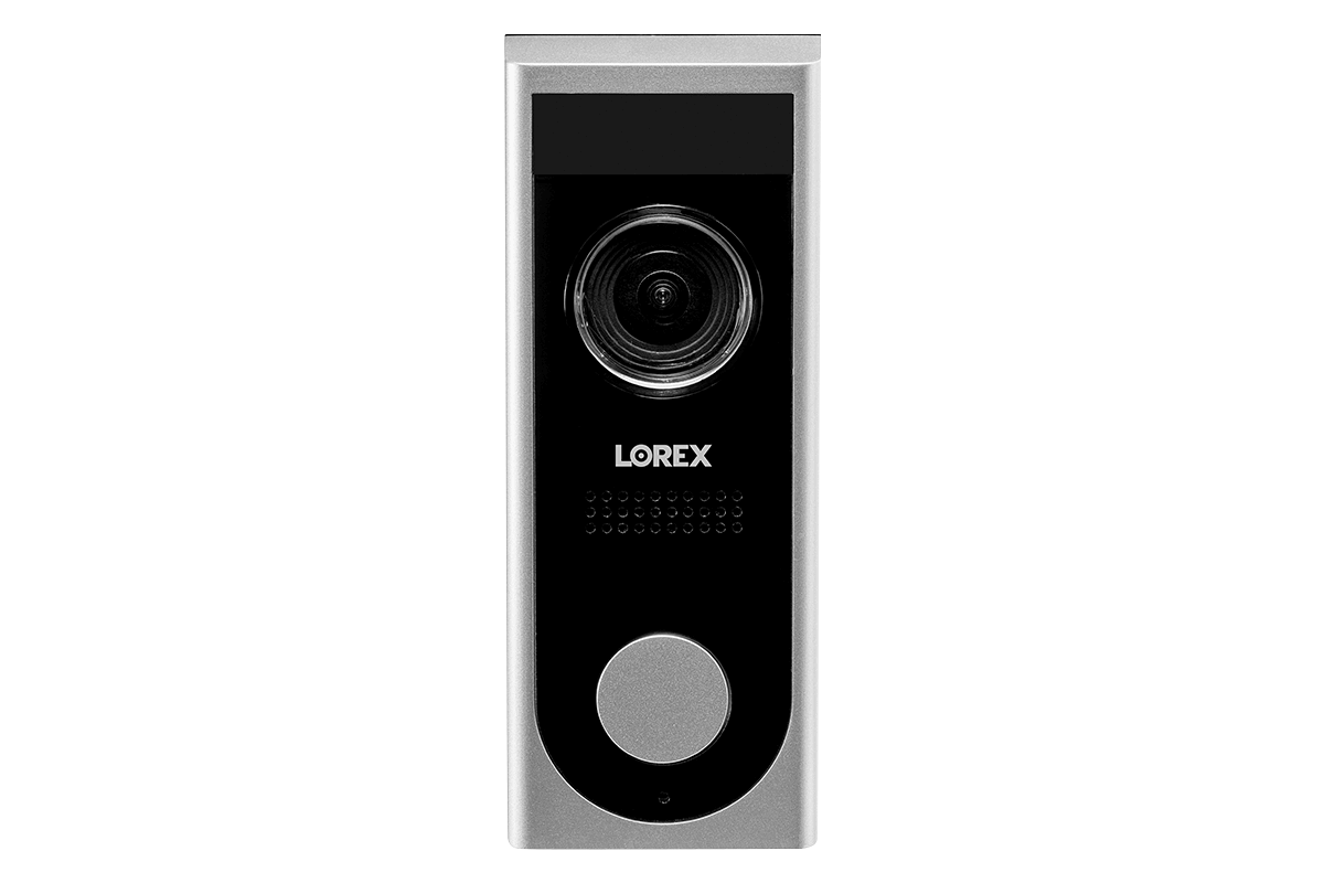 Lorex 1080p HD Wired Smart Video Doorbell with Motion Sensor & Night Vision - Home Security Camera System for Front Door Monitoring (Indoor/Outdoor Use)