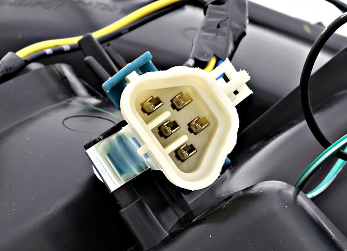2007-2010 Saturn Aura Replacement Headlights Set - Halogen Headlamp Assembly for Driver & Passenger Side - Perfect for Night Driving & Foggy Conditions