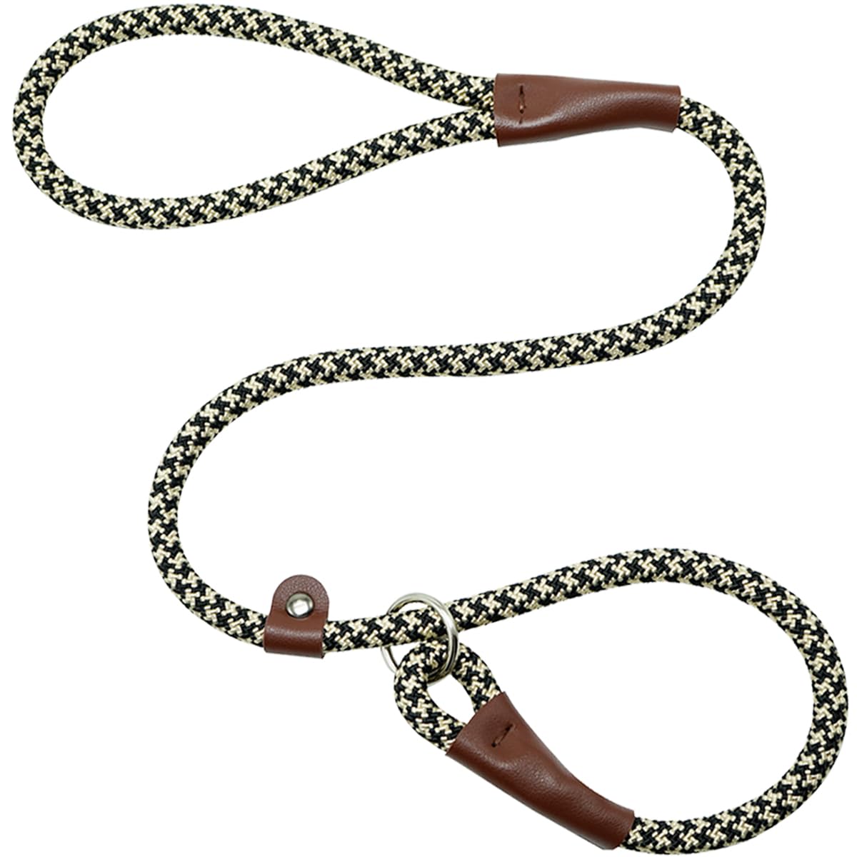 3FT Slip Lead Dog Training Leash - No Pull Pet Leash for Medium & Large Dogs - Durable 1/2 Inch Nylon Rope Slip Collar (3FT x 1/2