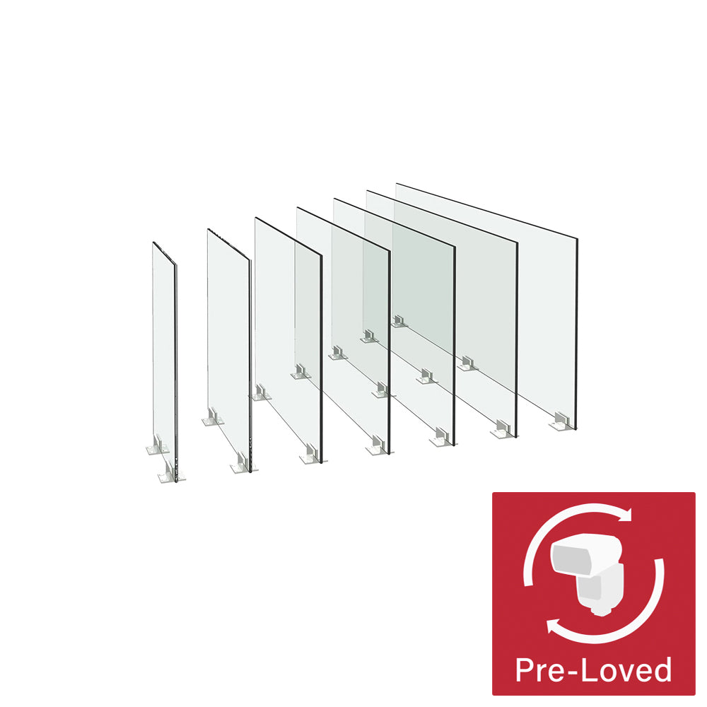 Clear Acrylic Table Sneeze Guard Divider - 24