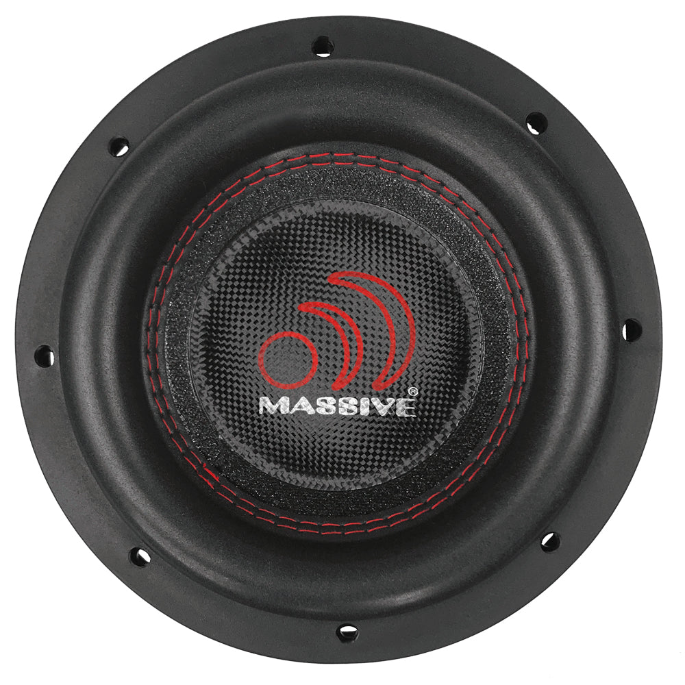 HIPPOXL84R 900 Watts RMS Dual 4 Ohm Car Subwoofer - Powerful Bass for Car Audio Systems & Home Theater Setup