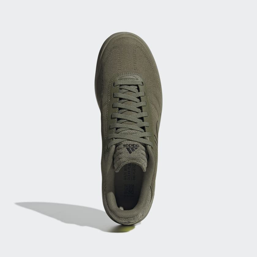 adidas Men's Sleuth DLX Canvas Lace Up Sneakers - Green Casual Shoes for Walking, Running & Everyday Wear
