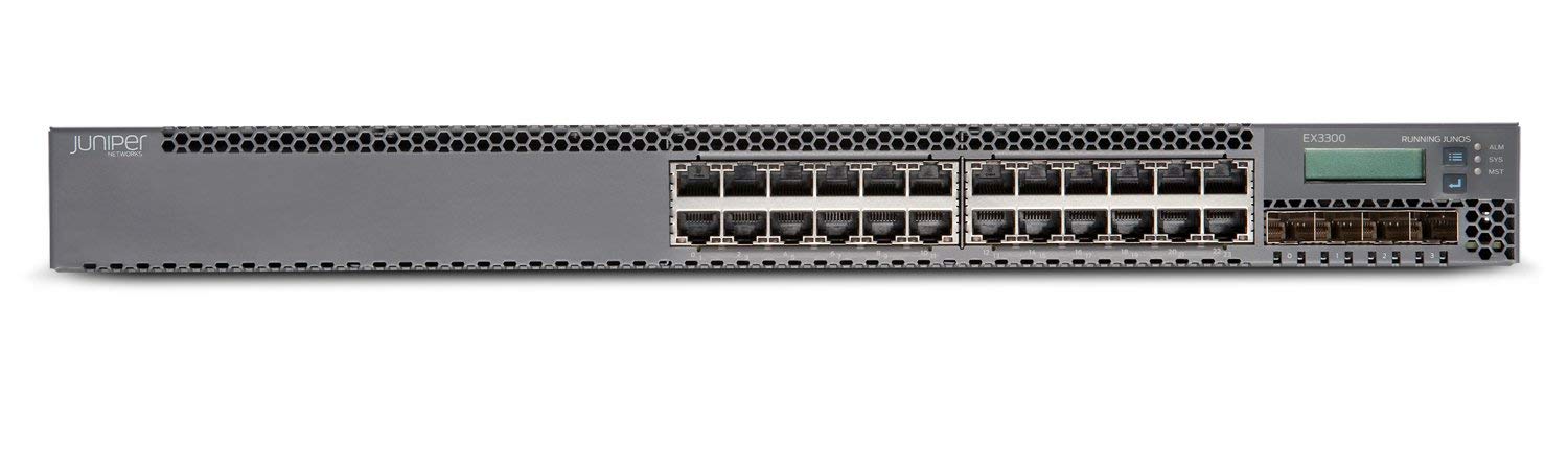 Refurbished Juniper EX3300-24T 24-Port Gigabit Ethernet Switch | Layer 3 Network Switch for Business & Data Center | High-Performance Networking Solution for Offices, Server Rooms & Enterprise Networks