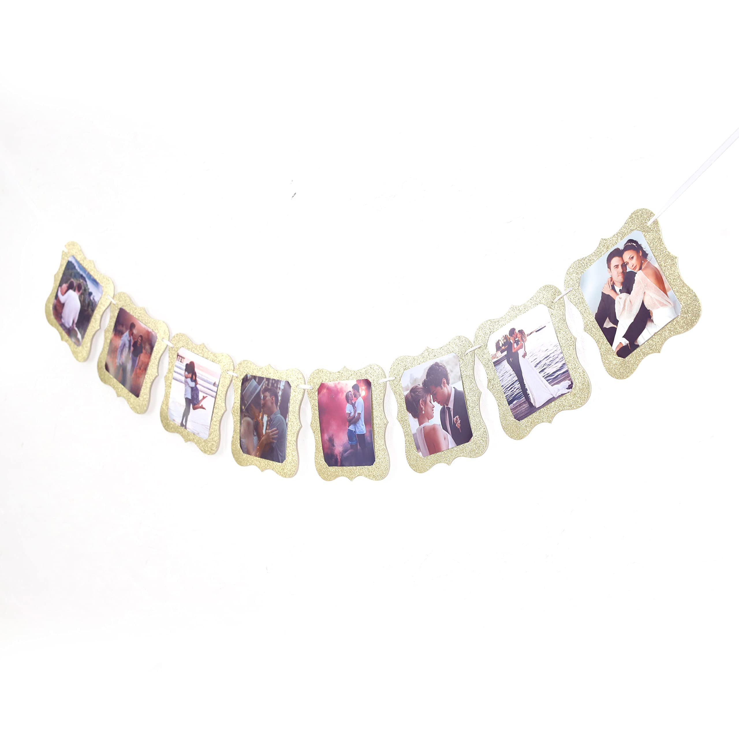 Champagne Glitter Bride to Be Photo Banner - 80in x 5.3in Wedding Decor for Engagement Party, Bridal Shower & Birthday Celebrations | Perfect for Photo Backdrops, Table Decor & Party Wall Hangings
