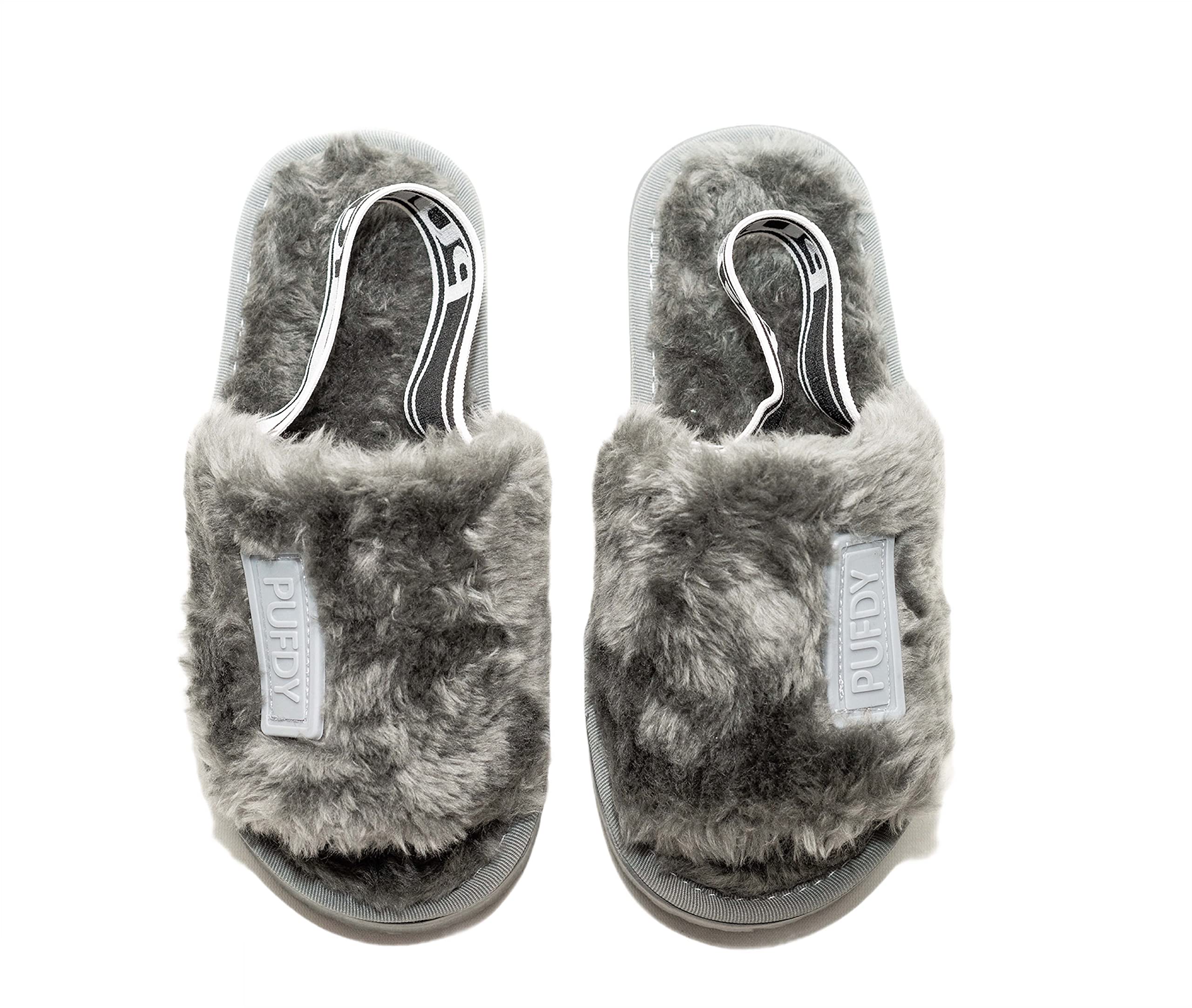 Anilla - Fluffy Puffy Slippers for Women & Men - Ultra Soft Indoor House Shoes for Cozy Home Comfort - Perfect for Lounging, Relaxing & Winter Warmth