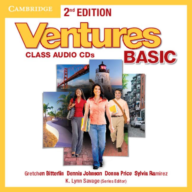 Ventures Basic Class Audio CDs (2) - Learn English with High-Quality Audio Lessons for Beginners | Perfect for Home Study & Language Practice