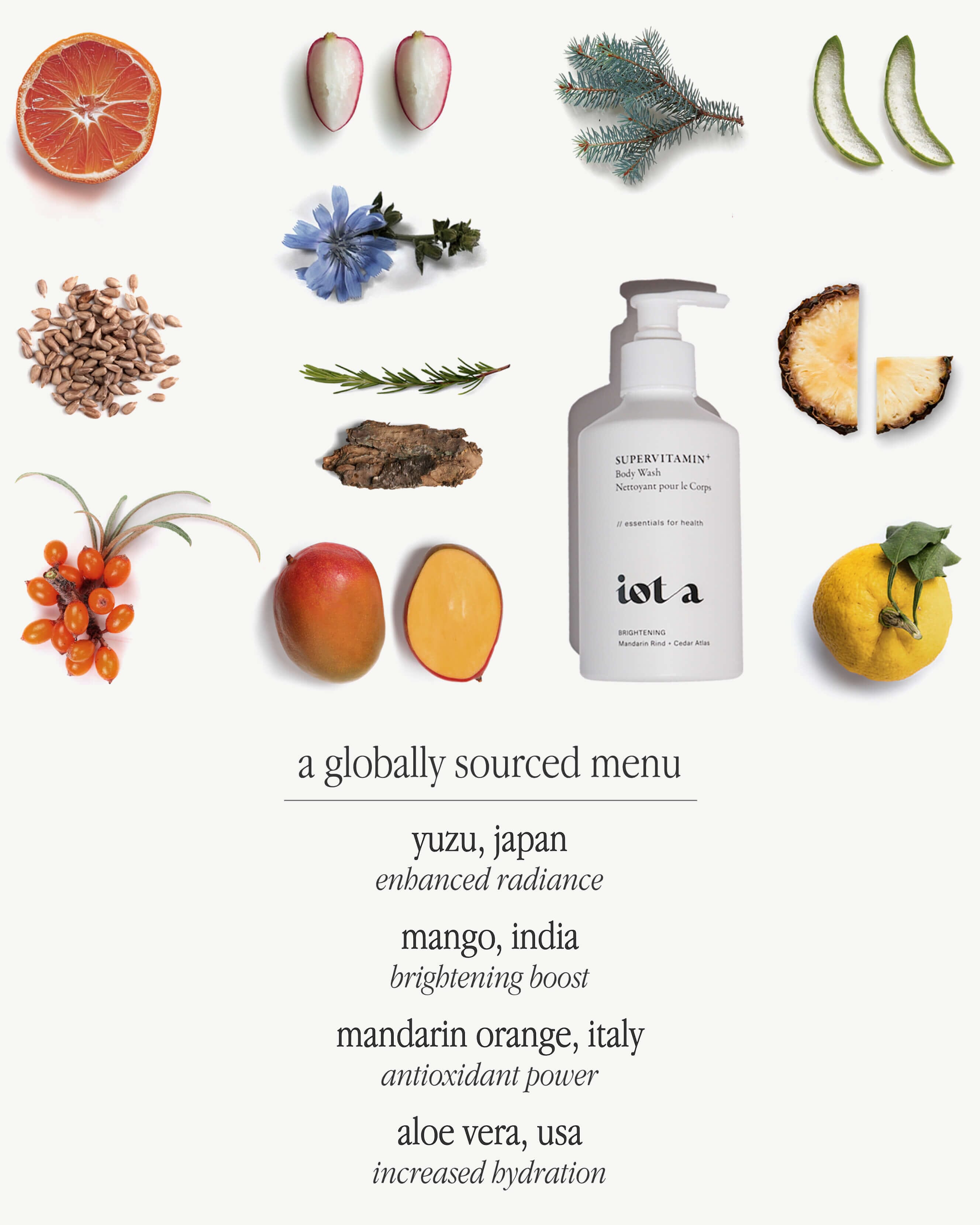 Supervitamin Body Wash with Brightening Benefits - Hydrating & Glowing Skin for Daily Shower & Spa Use