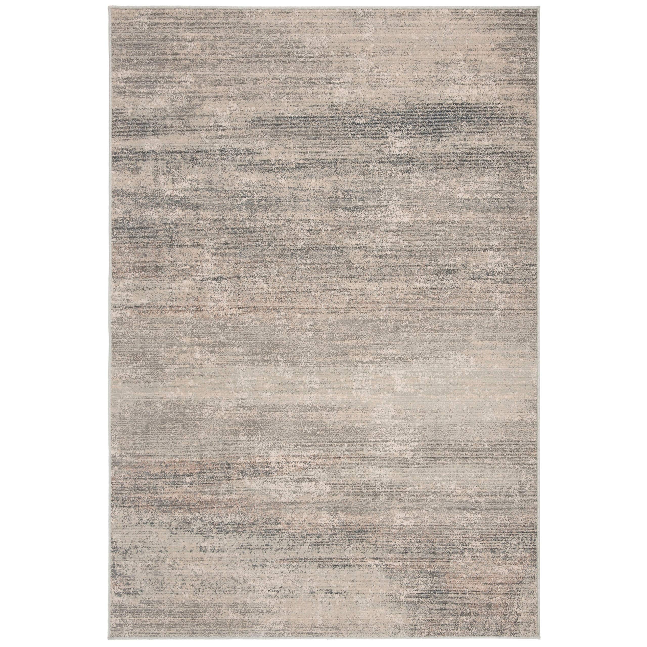 SAFAVIEH Noble Collection 8' x 10' Light Blue & Ivory Distressed Viscose Area Rug - Soft Bohemian Chic Living Room Rug, Bedroom Carpet for High Traffic Areas - Perfect for Home Decor, Office & Dorm Room (NBL632-7680)