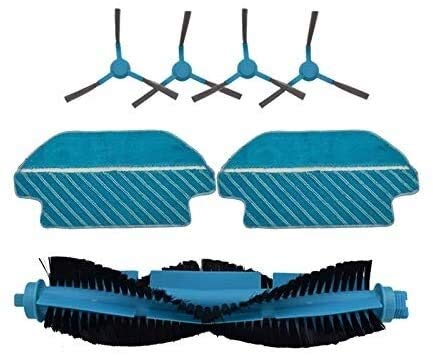 Cecotec Conga 3290 3490 3690 Vacuum Cleaner Accessory Kit - 6-in-1 Replacement Set with Filter, Roller Brush, Mop Pads, Side Brush & Cleaning Cloths | Compatible Parts for Robot Vacuum | Ideal for Hardwood Floors, Carpets & Pet Hair Cleaning