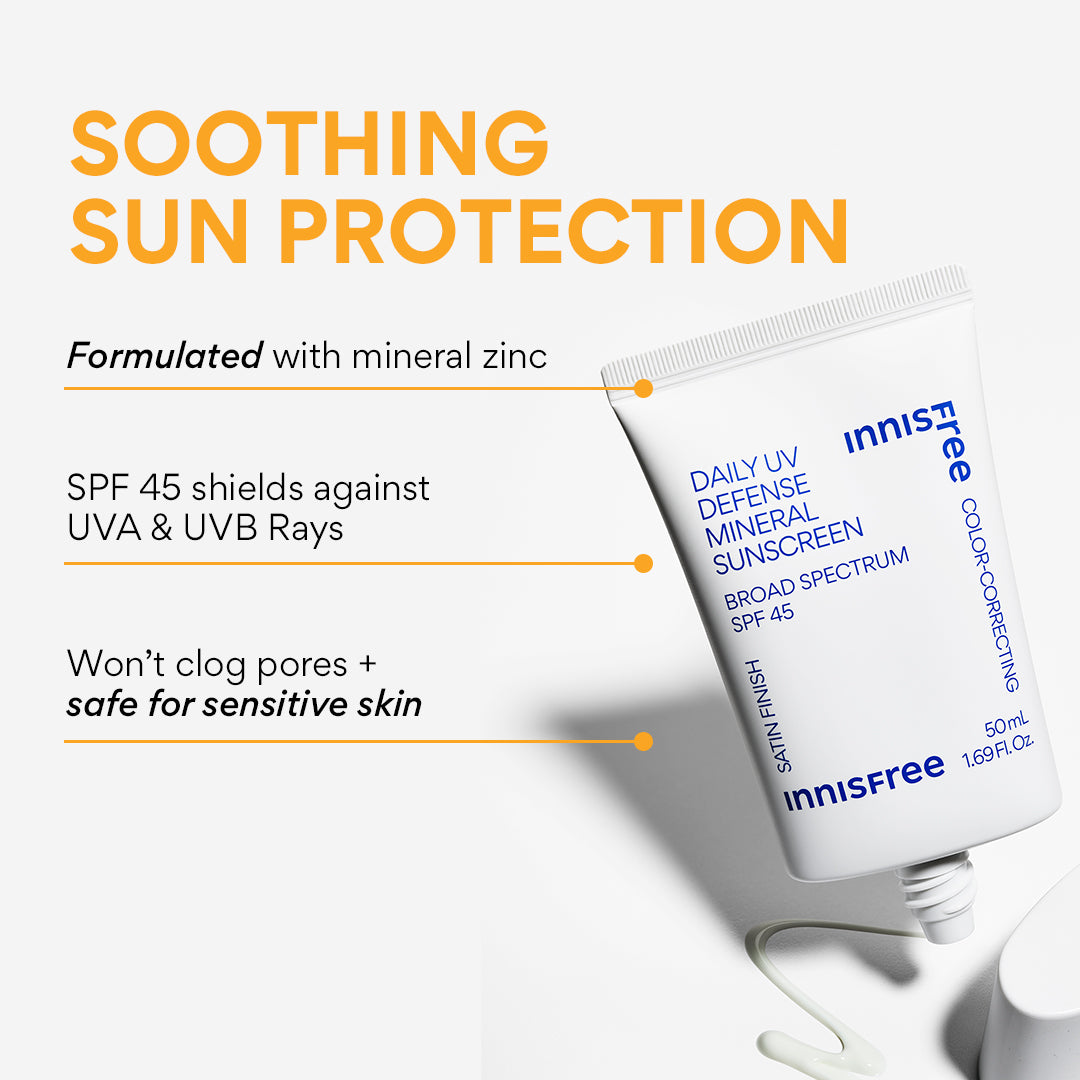 Best Daily UV Defense Mineral Sunscreen SPF 50 - Natural & Reef-Safe for Face & Body - Perfect for Beach, Swimming & Outdoor Activities