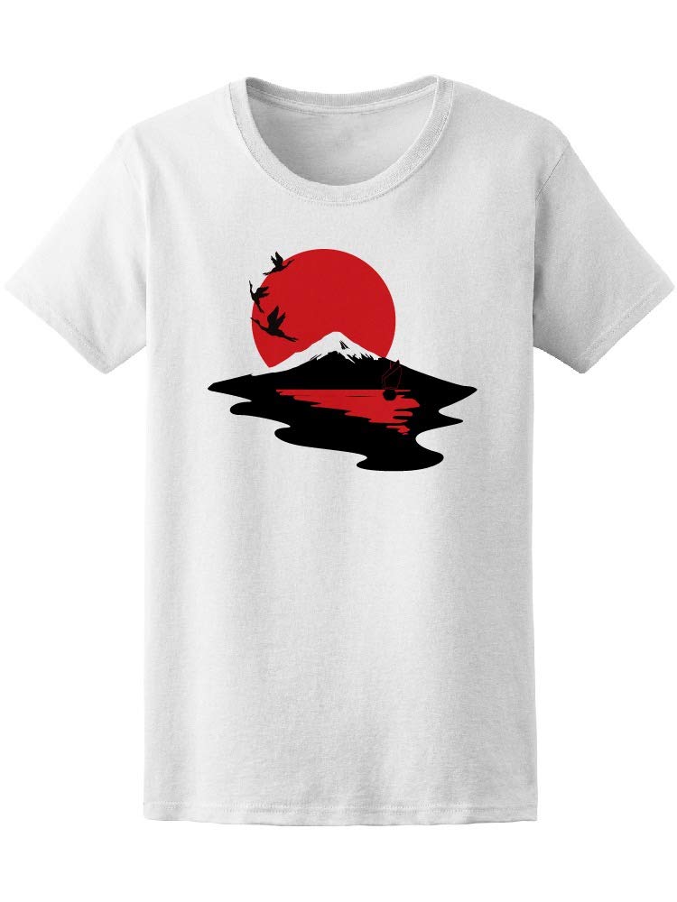 Japanese Landscape Graphic T-Shirt for Men - Stylish & Comfortable Casual Wear for Outings, Travel & Everyday Use
