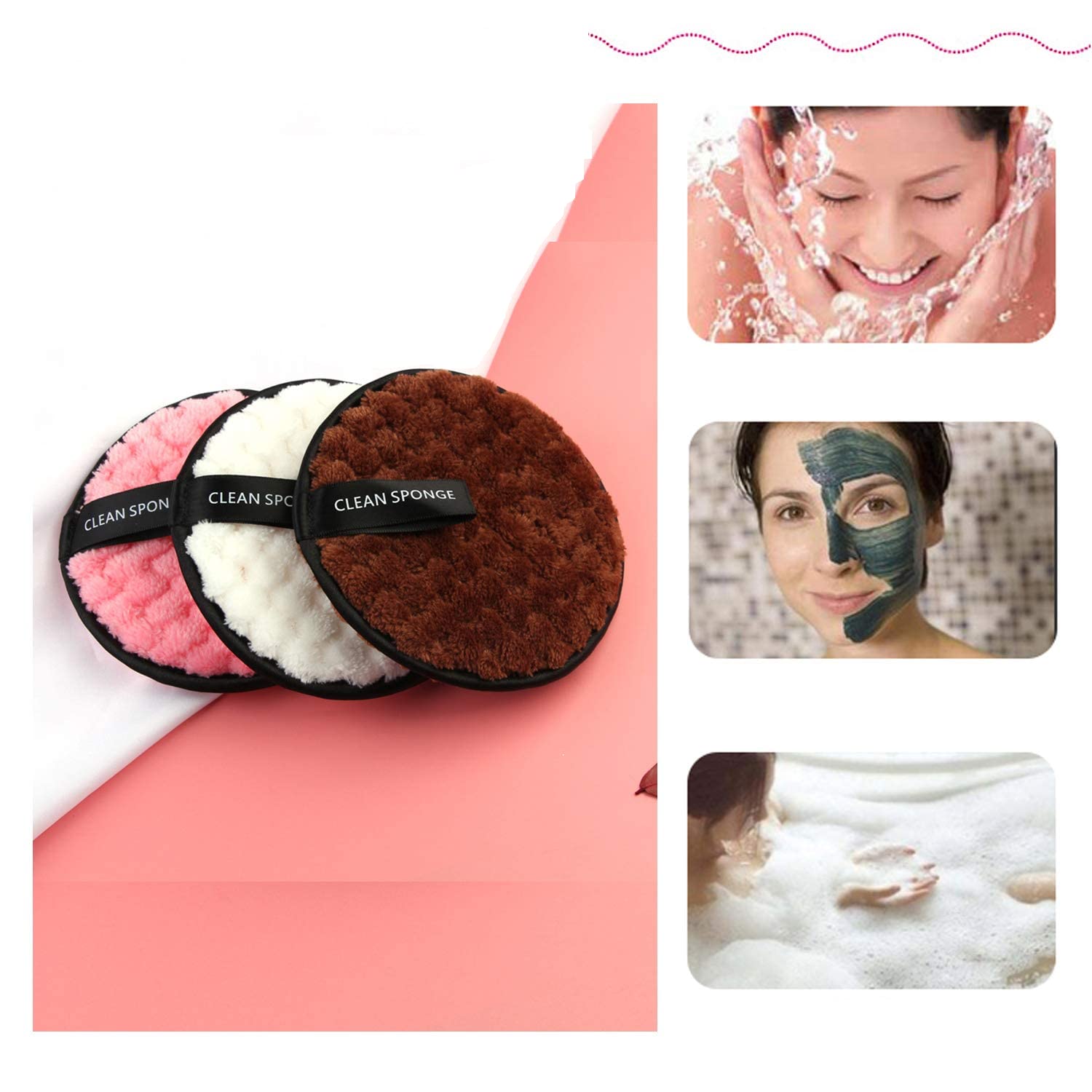 MYYNTI Oil Absorbing Sheets for Face - 100 Pack Blotting Papers & Washable Microfiber Makeup Remover Sponge - Reusable Facial Oil Control Wipes for Shine-Free Skin | Perfect for Travel, Gym & Daily Makeup Touch-Ups