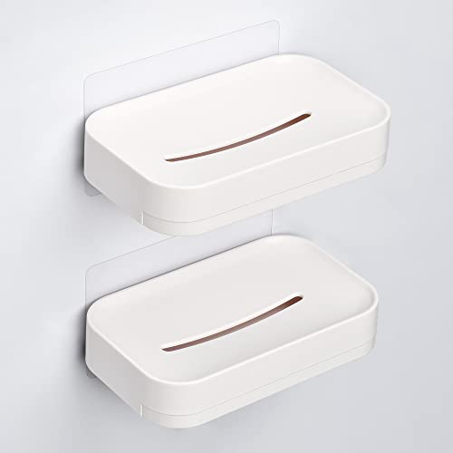 Adhesive Soap Dish White