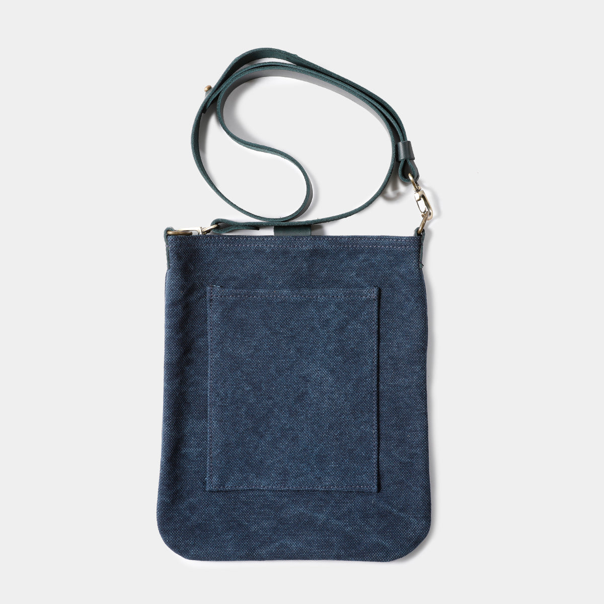 Traveler's Company Canvas Shoulder Bag - Compact S Size in Blue | Durable & Stylish Crossbody Bag for Travel, Work & Daily Commute