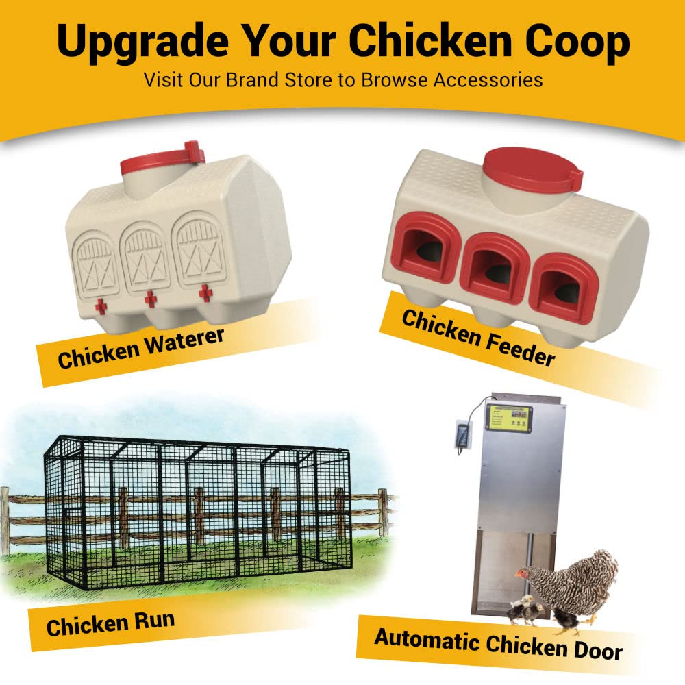 OverEZ Small Chicken Coop Wire Panels - Set of 3 (32