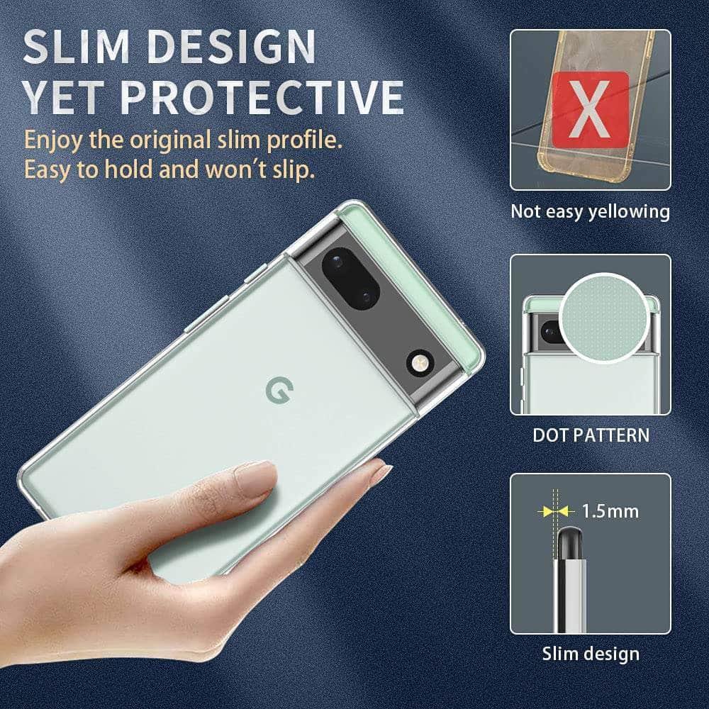Slim Soft Silicone Case for Google Pixel 8 - Protective Phone Cover with Anti-Slip Grip | Perfect for Everyday Use, Work & Travel