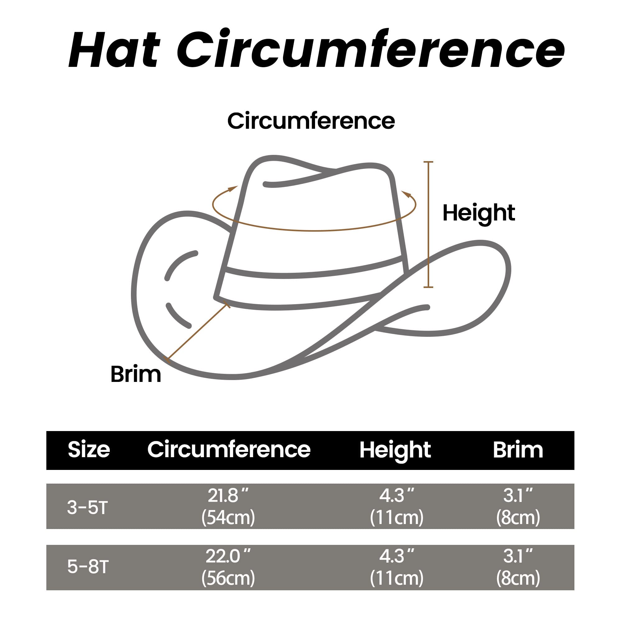 Kids Straw Cowboy Hat - Classic Western Cowgirl Hat for Boys & Girls - Summer Sun Protection - Perfect for Rodeos, Parties & Outdoor Adventures
