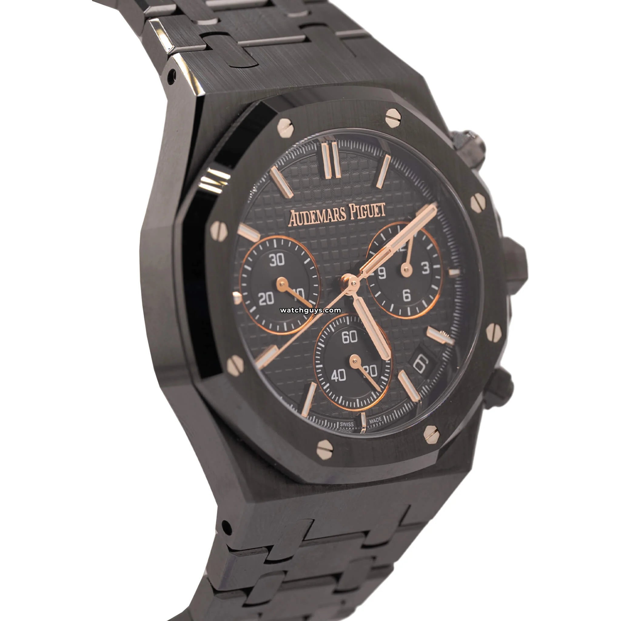 Audemars Piguet Royal Oak Chronograph 26240CE.OO.1225CE.02 Luxury Men's Watch - Black Ceramic Case & Bracelet - Automatic Movement - Perfect for Business Meetings & Special Occasions