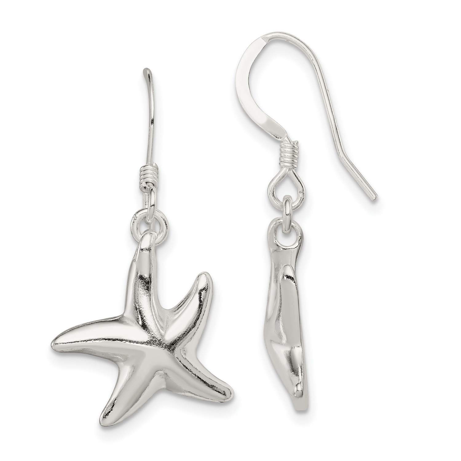 34x15mm Sterling Silver Earrings for Women - Elegant & Hypoallergenic Jewelry for Parties, Weddings & Everyday Wear