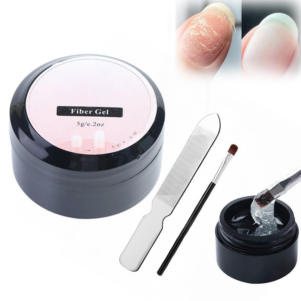 Nail Repair Protection Gel - Instant Cracked & Split Nail Repair Kit | Quick Fix Natural Broken Nail Treatment for Home & Salon Use | Strengthens & Protects Weak Nails (1 Pack) - Perfect for Manicures, Nail Care Routines & Emergency Nail Repairs