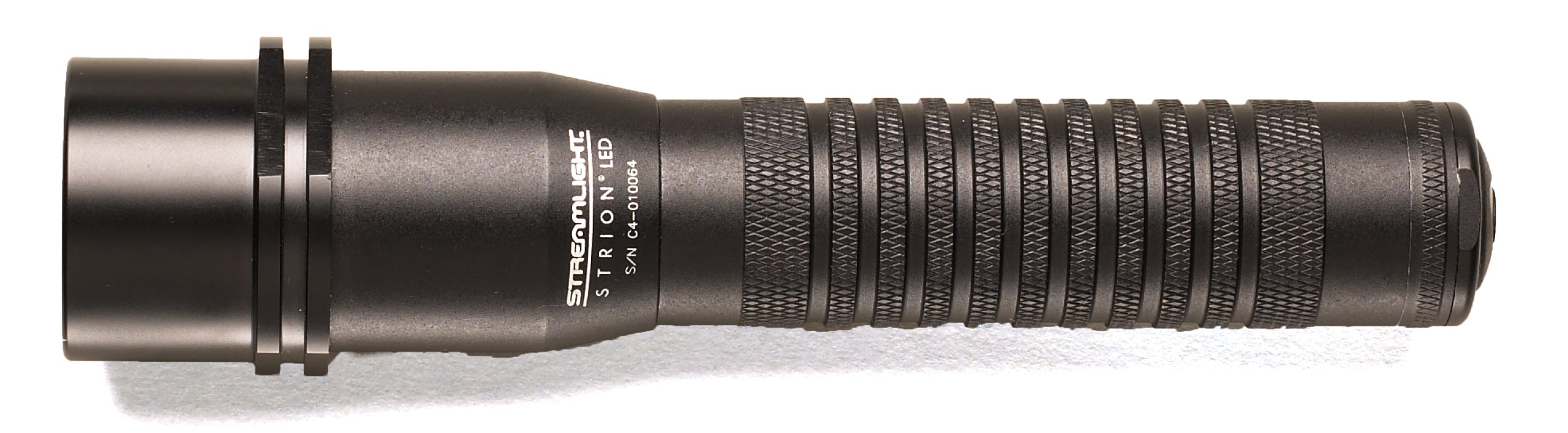 Streamlight 74309 Strion LED Rechargeable Flashlight - 260 Lumens, Black with Grip Ring & 120V AC Charger | Bright Tactical Light for Camping, Hiking, Emergency & Outdoor Activities