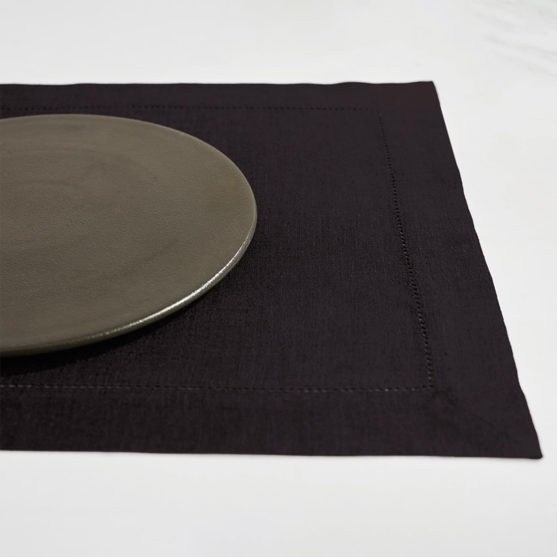 Premium 100% Pure Linen Placemats Set of 4 - 14
