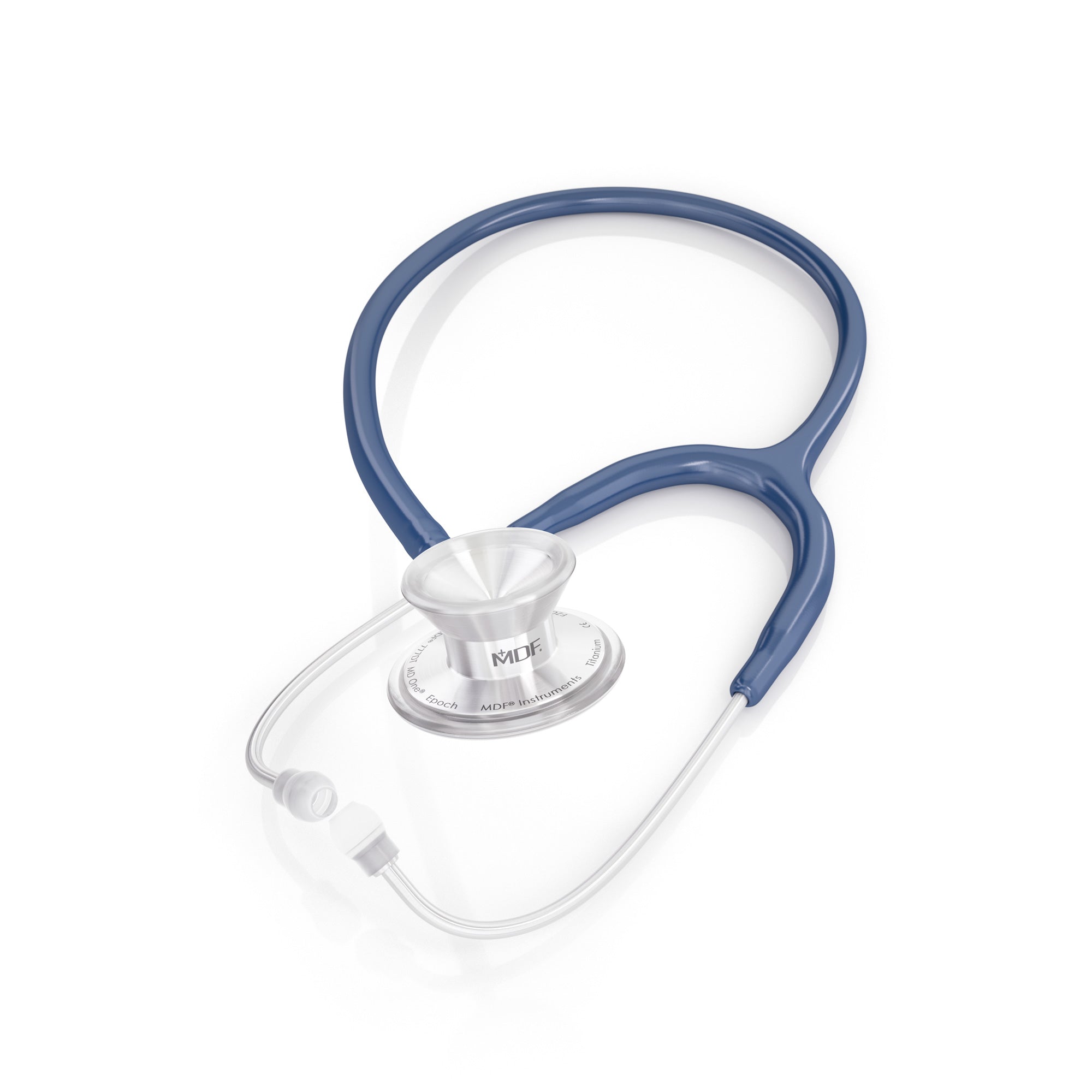 MD One® Epoch® Titanium Adult Stethoscope - Navy Blue | Professional Medical Stethoscope for Doctors, Nurses & Healthcare Workers | Ideal for Clinical Use, Patient Exams & Emergency Situations