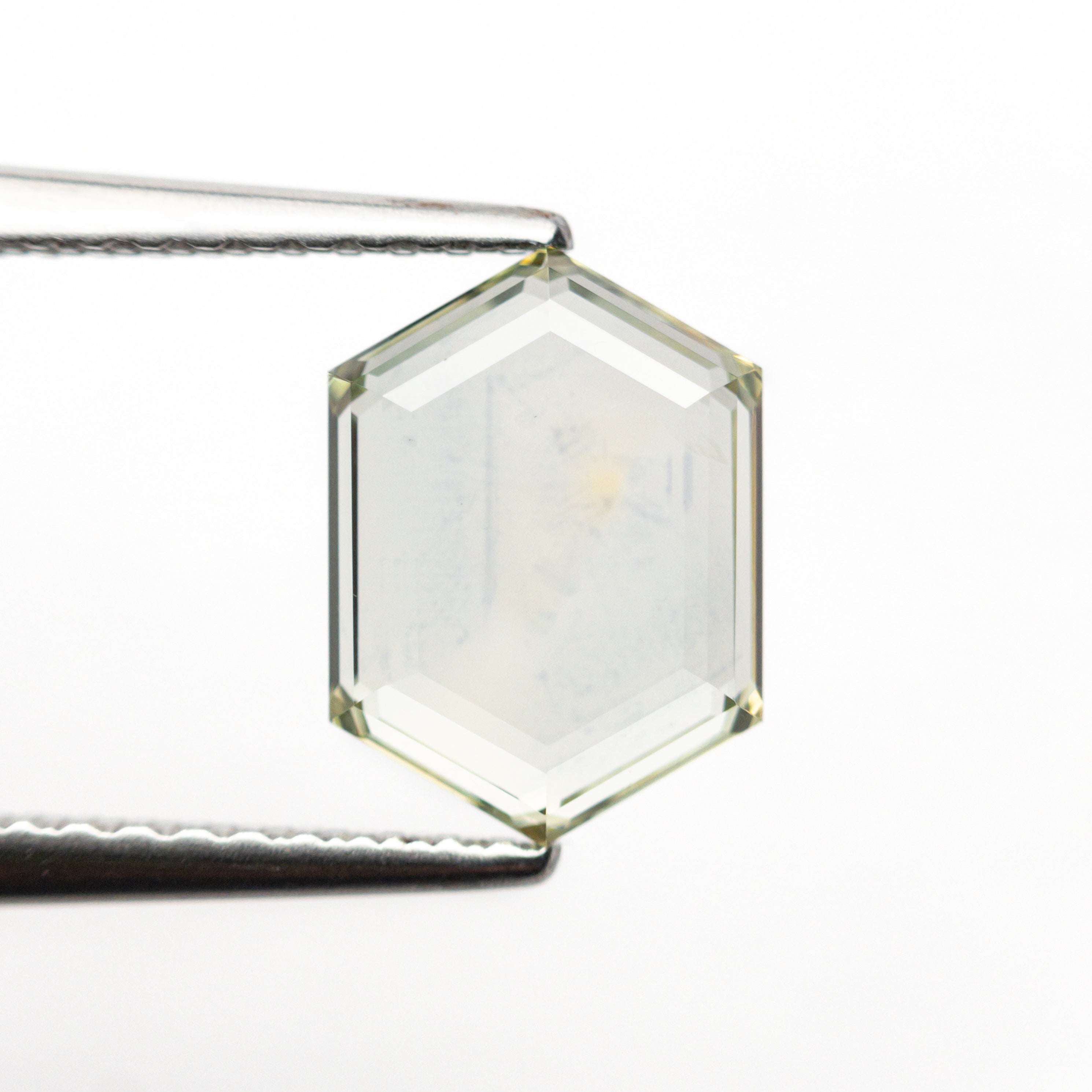 1.93ct Hexagon Portrait Cut Sapphire - 9.16x6.63x2.54mm Natural Blue Gemstone for Jewelry Making, Engagement Rings & Unique Gifts