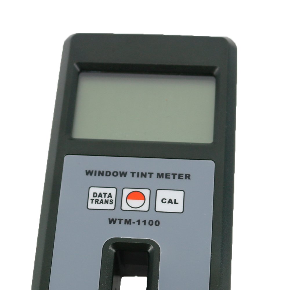 WTM-1100 Digital Window Tint Meter - Precise Light Transmittance Gauge for Glass & Plastic Films - Car, Home & Office Window Tint Testing Tool