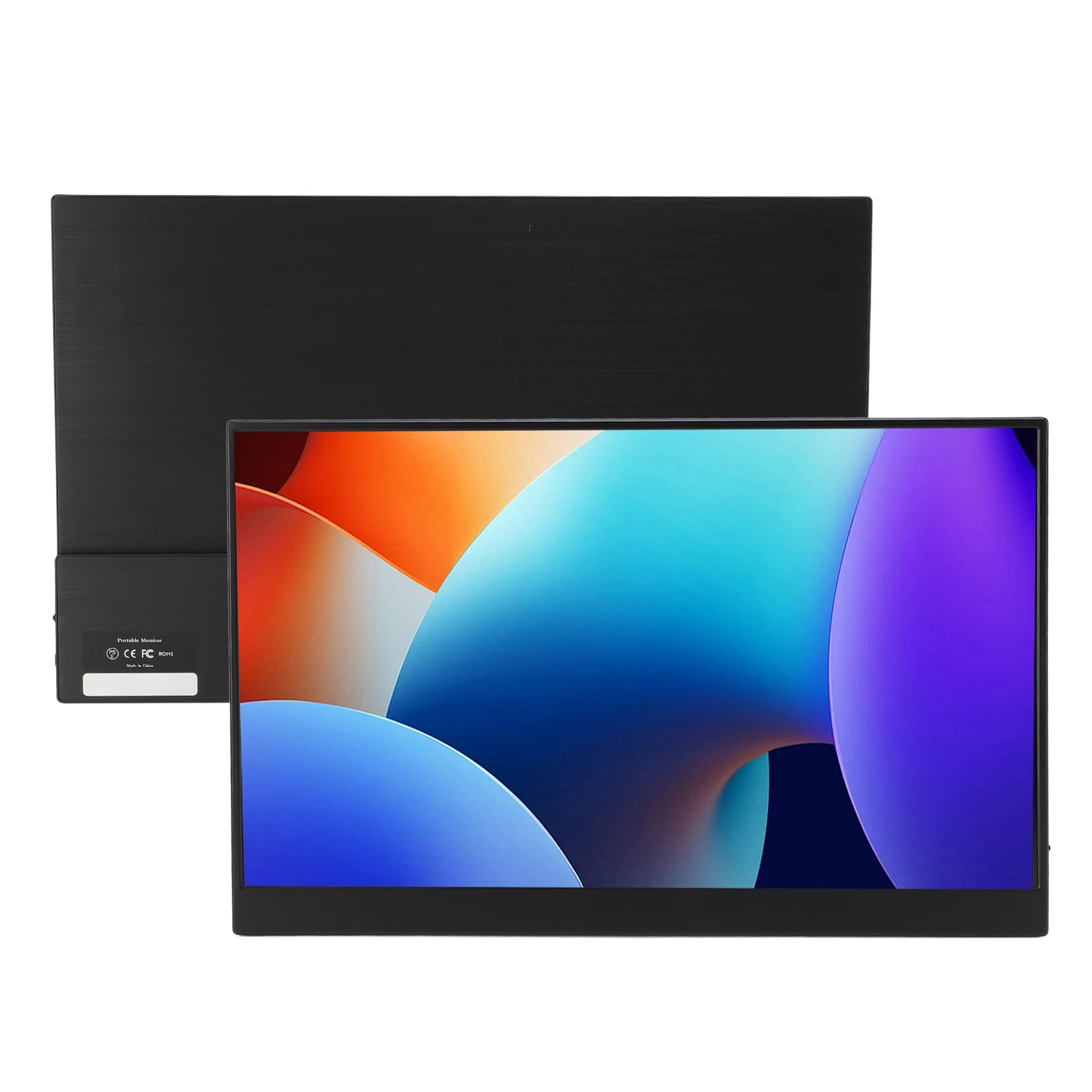 15.6 Inch Portable Monitor FHD 1080P Touchscreen Display with HDMI & USB-C - External Gaming Monitor for Laptop, PS3, Switch - Perfect for Work, Travel & Mobile Gaming