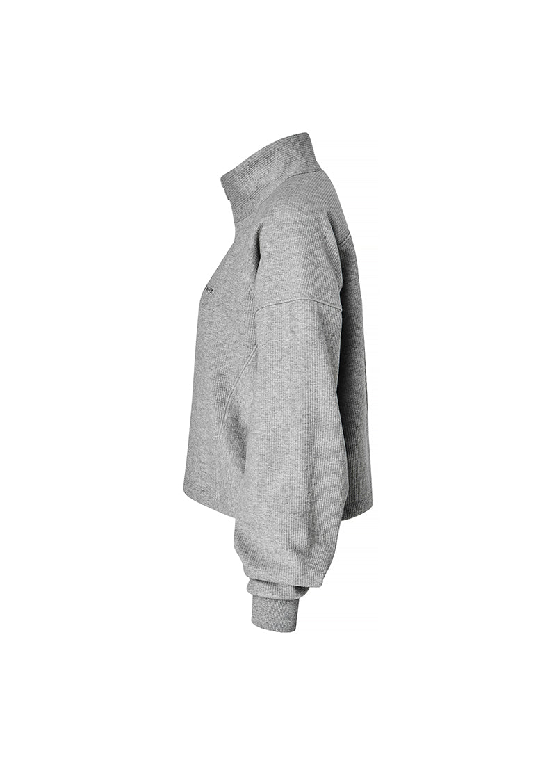 Women's Peach Ribbed High Neck Half Zip Anorak Jacket - Stylish & Cozy Outerwear for Fall & Winter, Perfect for Casual Outings & Outdoor Adventures