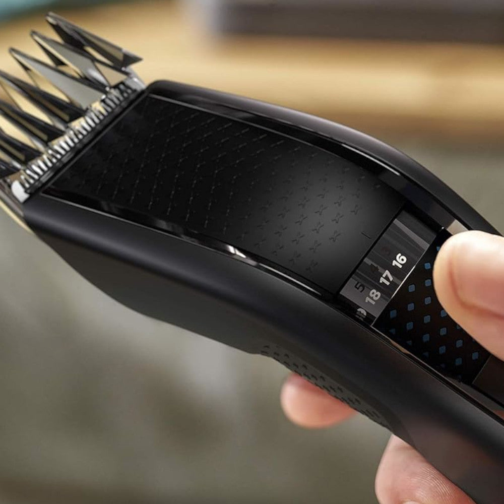 PHILIPS HC7650/14 Series 7000 Rechargeable & Washable Hair Clipper for Men - Professional Cordless Hair Trimmer with Self-Sharpening Blades - Perfect for Home Haircuts, Beard Trimming, and Personal Grooming