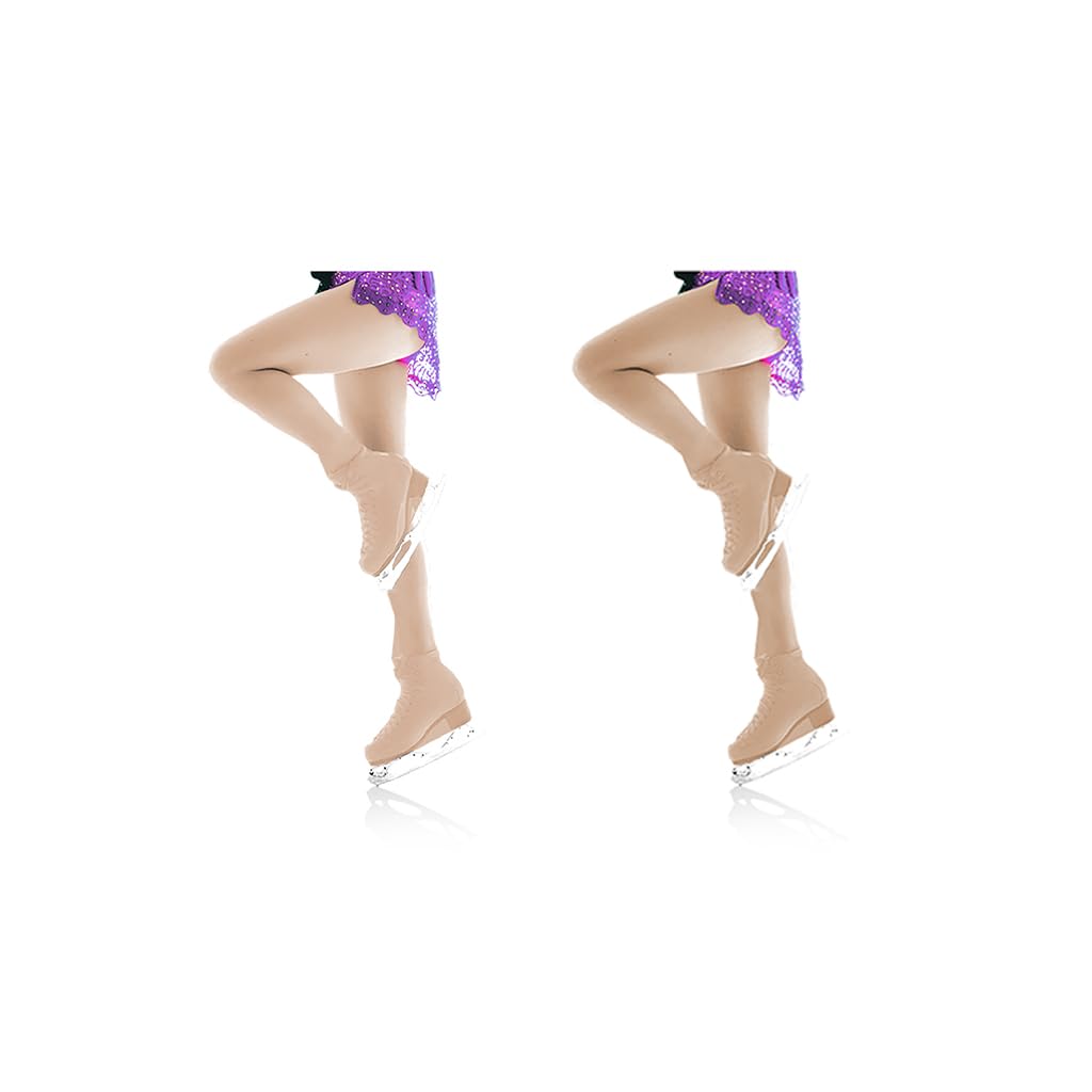 Over The Boot Ice Skating Tights - Women's Thermal Winter Figure Skating Leggings for Warmth & Comfort - Perfect for Ice Rink, Practice & Competition