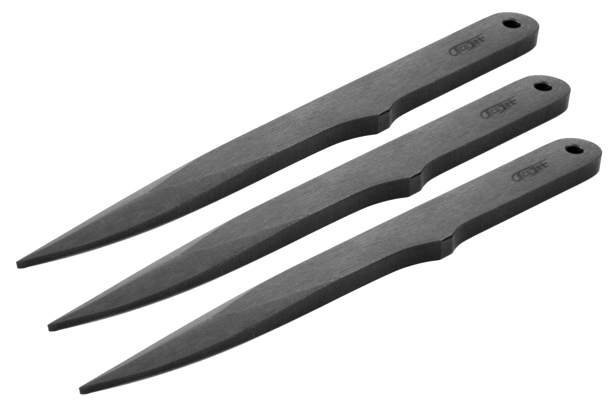 FINN SHADOW Steel Throwing Knives Set of 3 - Professional Balanced Throwing Knives for Outdoor Survival, Hunting & Target Practice - Perfect for Camping, Bushcraft & Knife Throwing Competitions