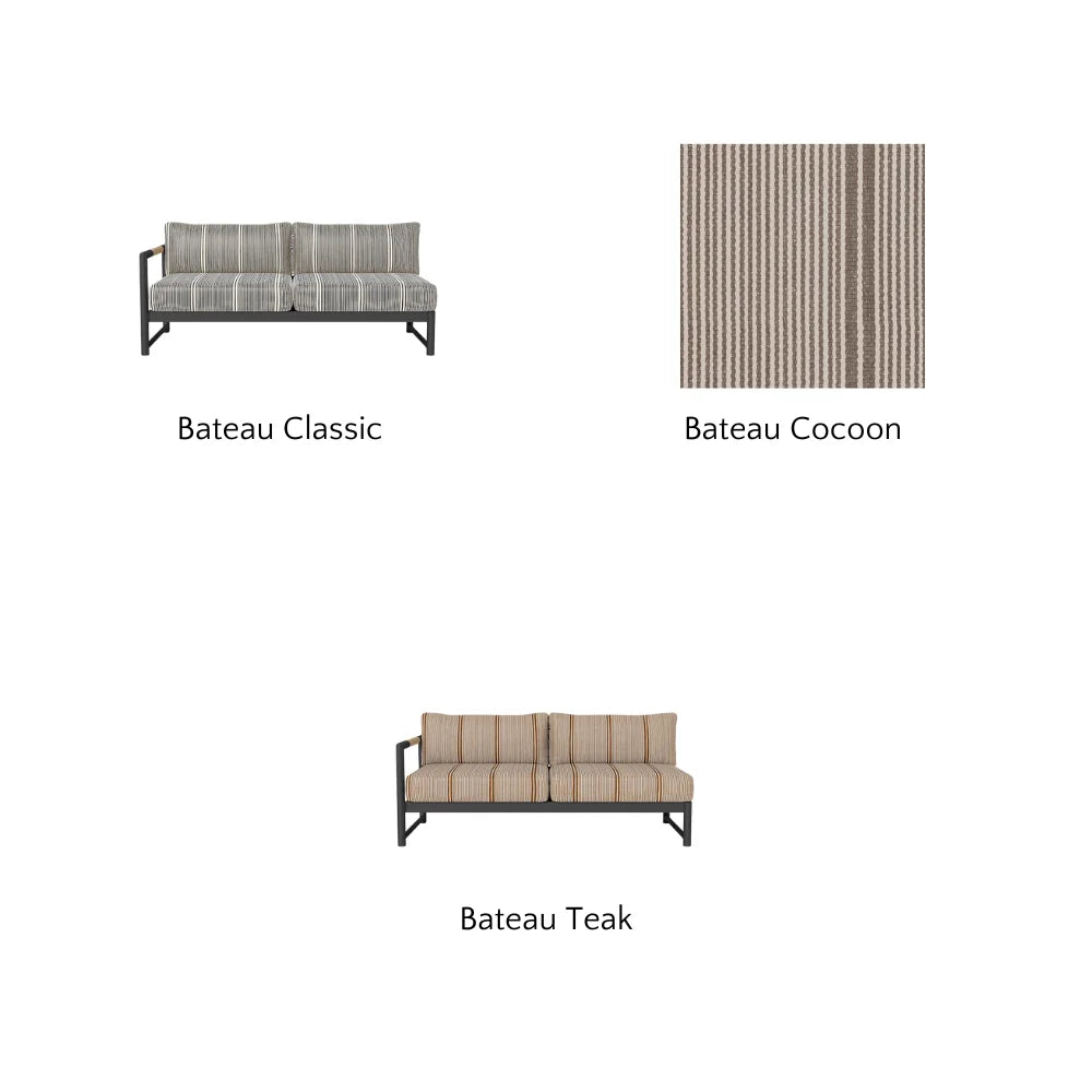 Breeze XL Outdoor 2-Seat Patio Sofa with Left Armrest - Perfect for Backyard, Garden, and Poolside Relaxation