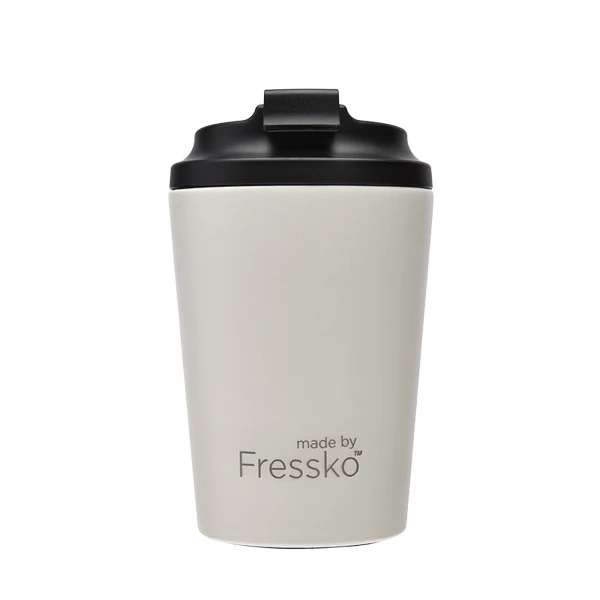 Fressko Reusable Coffee Cup - 12oz Insulated Travel Mug with Lid, Leak-Proof & Eco-Friendly for Hot/Cold Drinks - Perfect for Office, Commuting & Outdoor Activities
