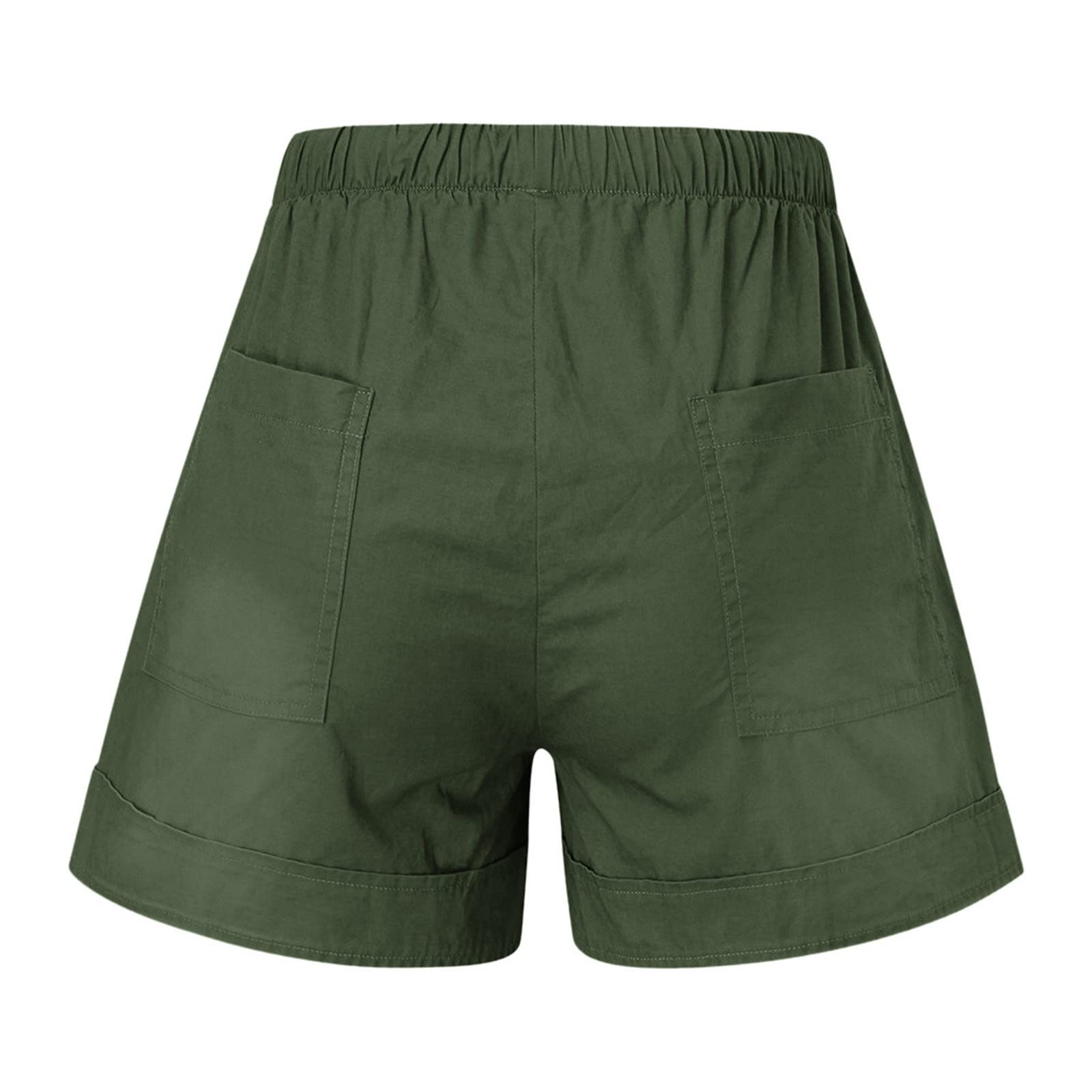 Women's Summer Shorts - Comfy Drawstring Elastic Waist with Pockets | Casual & Trendy for Outdoor Activities