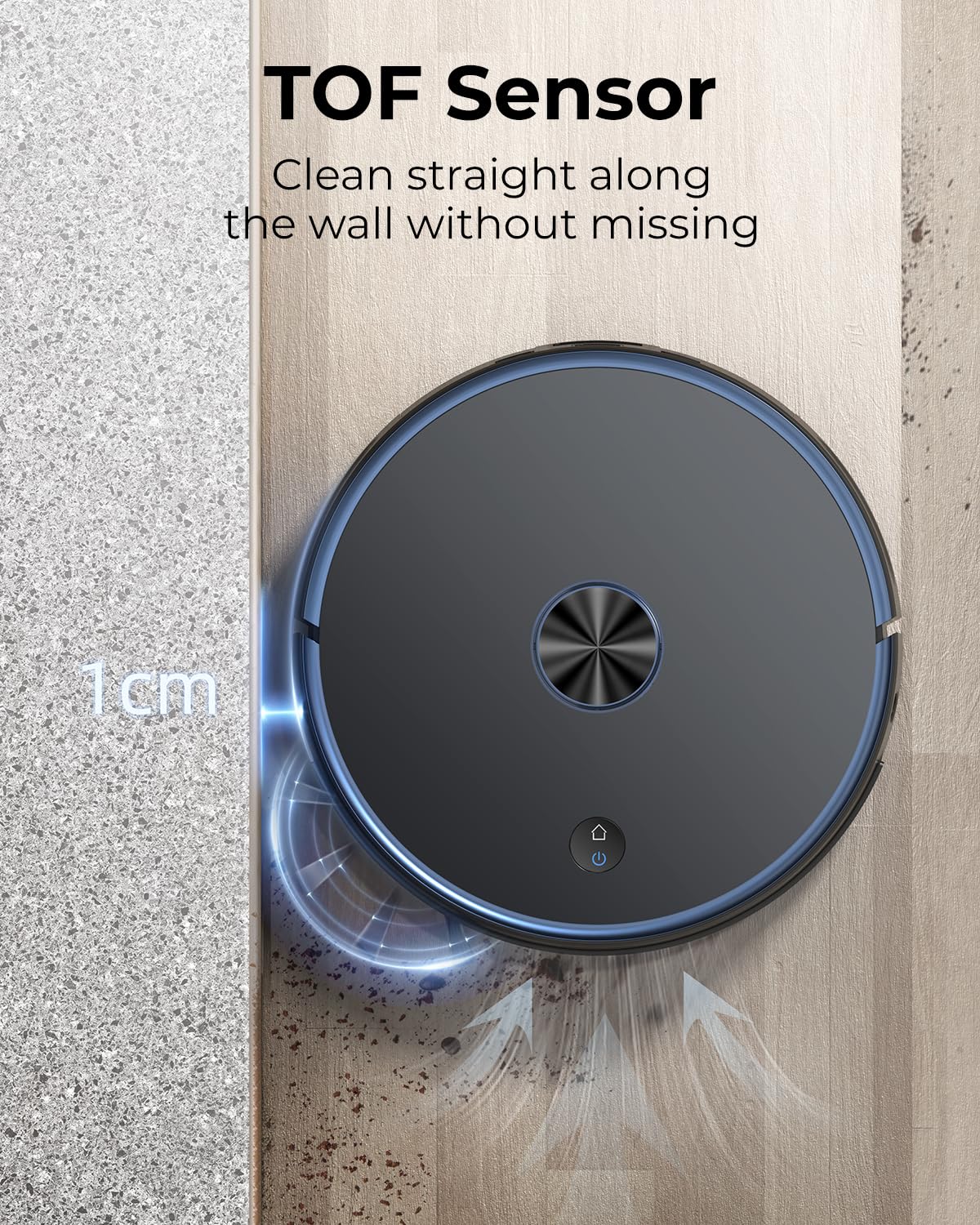 Laresar L6 Pro Robot Vacuum and Mop Combo - 3-in-1 Self-Emptying Robotic Cleaner with 3.5L Dustbin, LiDAR Navigation & Smart App Control for Pet Hair, Hard Floors & Carpets - Ideal for Large Homes with Pets (Black)