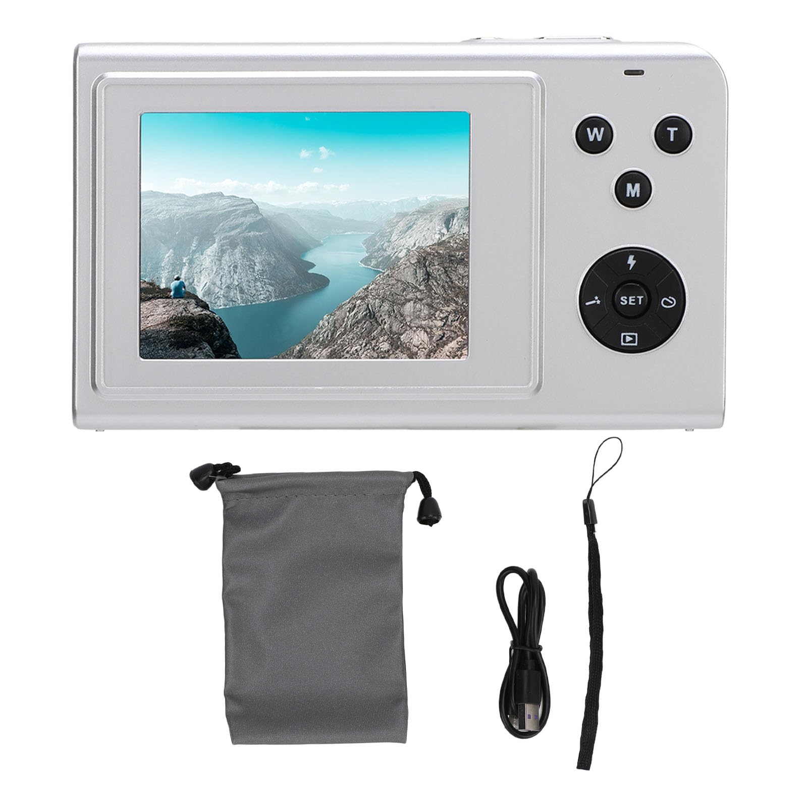 4K 68MP Vlogging Camera with 16X Zoom & Auto Focus - 2.4 Inch IPS Screen Digital Camera for YouTube, Travel & Photography | Anti-Shake, Continuous Shooting & Built-in Fill Light for Perfect Shots in Any Lighting