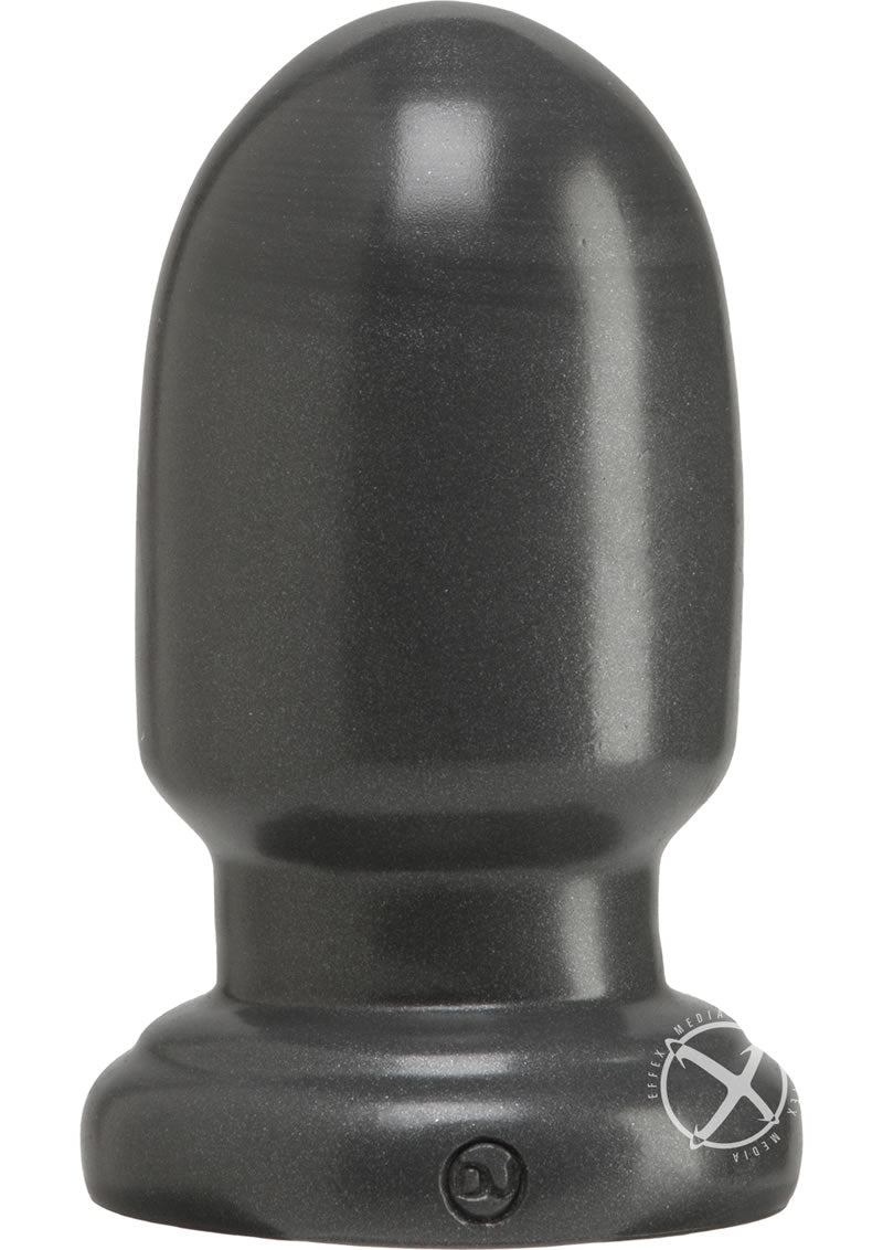 American Bombshell Shell Shock Anal Plug - Small Gun Metal - Perfect for Beginners & Sensual Play at Home or in the Bedroom