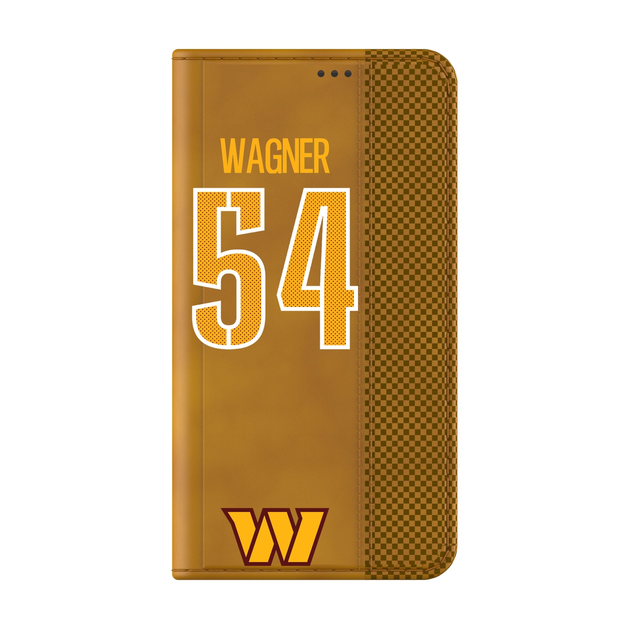 Bobby Wagner Washington Commanders 54 Game Tactic Folio Phone Case for Samsung Galaxy - Durable Protective Cover with Wallet Slot - Perfect for Football Fans & Game Day Accessories