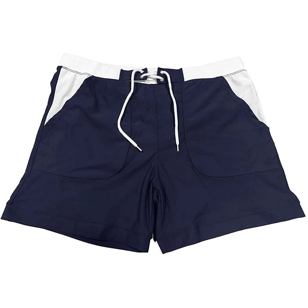 Men's Quick Dry Swim Trunks - Summer Beach Shorts for Swimming, Surfing & Water Sports - Comfortable Board Shorts with Boxer Brief Liner - Blue (Size 40) - Perfect for Pool, Beach Vacation & Outdoor Activities