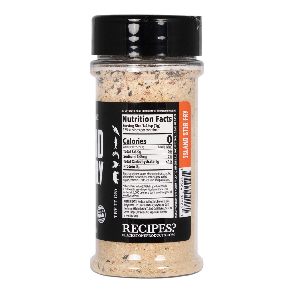 Premium Island Stir Fry Seasoning - Authentic Caribbean Flavor for Chicken, Seafood & Vegetables - Perfect for Home Cooking & Meal Prep