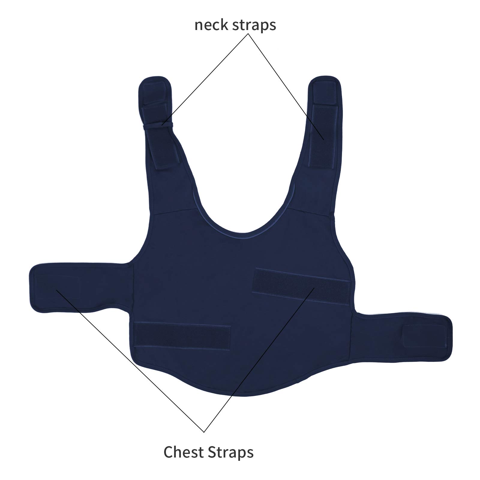 ThunderShirt Anxiety Relief Calming Vest for Dogs - XL Navy Blue - Reduce Stress & Anxiety During Storms, Fireworks & Travel